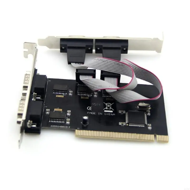 D7YC Fast Speed ​​PCIe Serial Adapter Card преобразуется в 4 независимого 9 -контактного порта RS232 для удобного использования