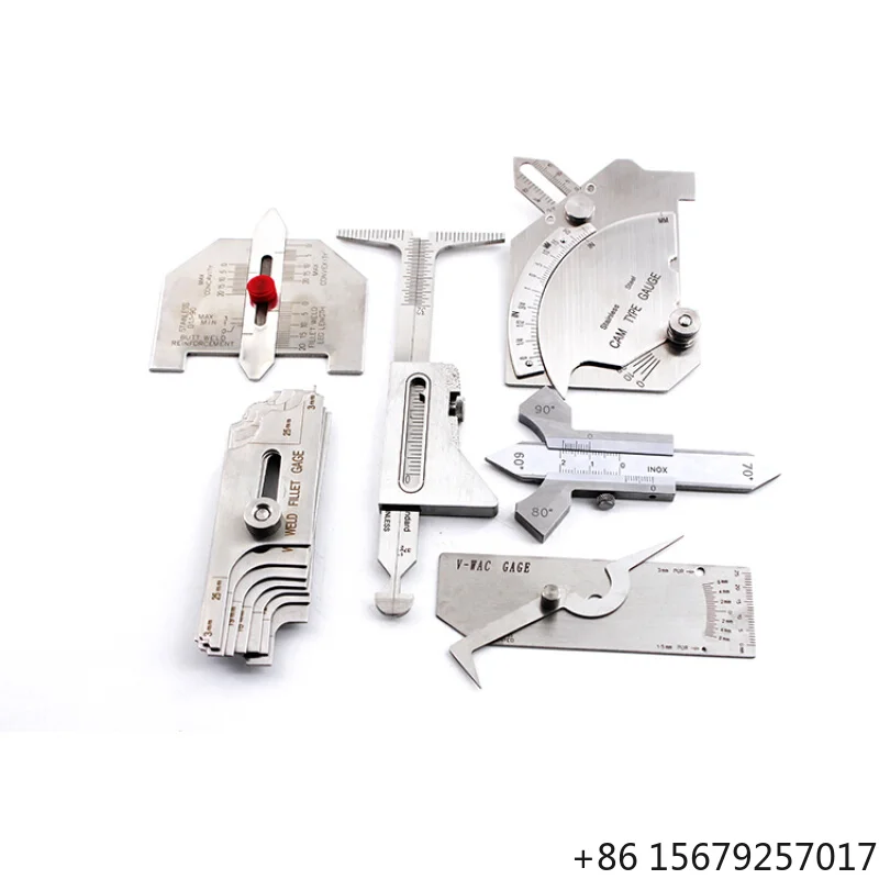 Welding Gauge Kit for Accurate Weld Seam Measurement Angle Calibration and Height Inspection Welding Gauge