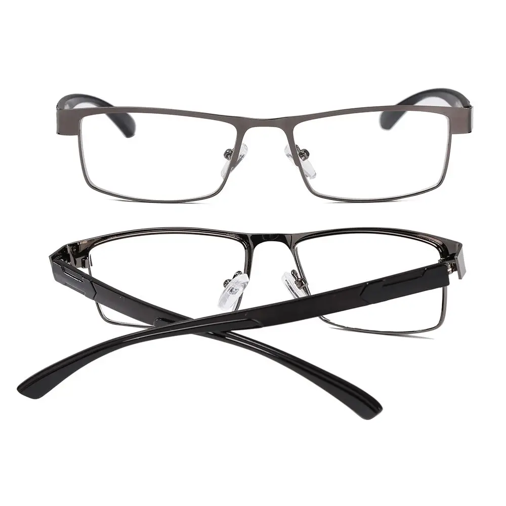 Magnifying Eye wear Ultra Light Resin Metal Titanium Alloy Business Reading Glasses +1.00~+4.0 Diopter Vision Care Eyeglasses