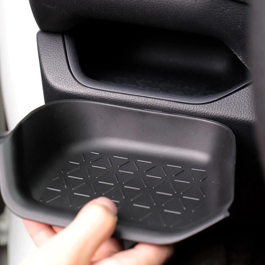 وحدة التحكم المركزية وسادة تنظيم صندوق تخزين السيارة الرئيسي المساعد الطيار حماية حصيرة تخزين صينية السيليكون لملحقات السيارة Rongfang RAV4 #2