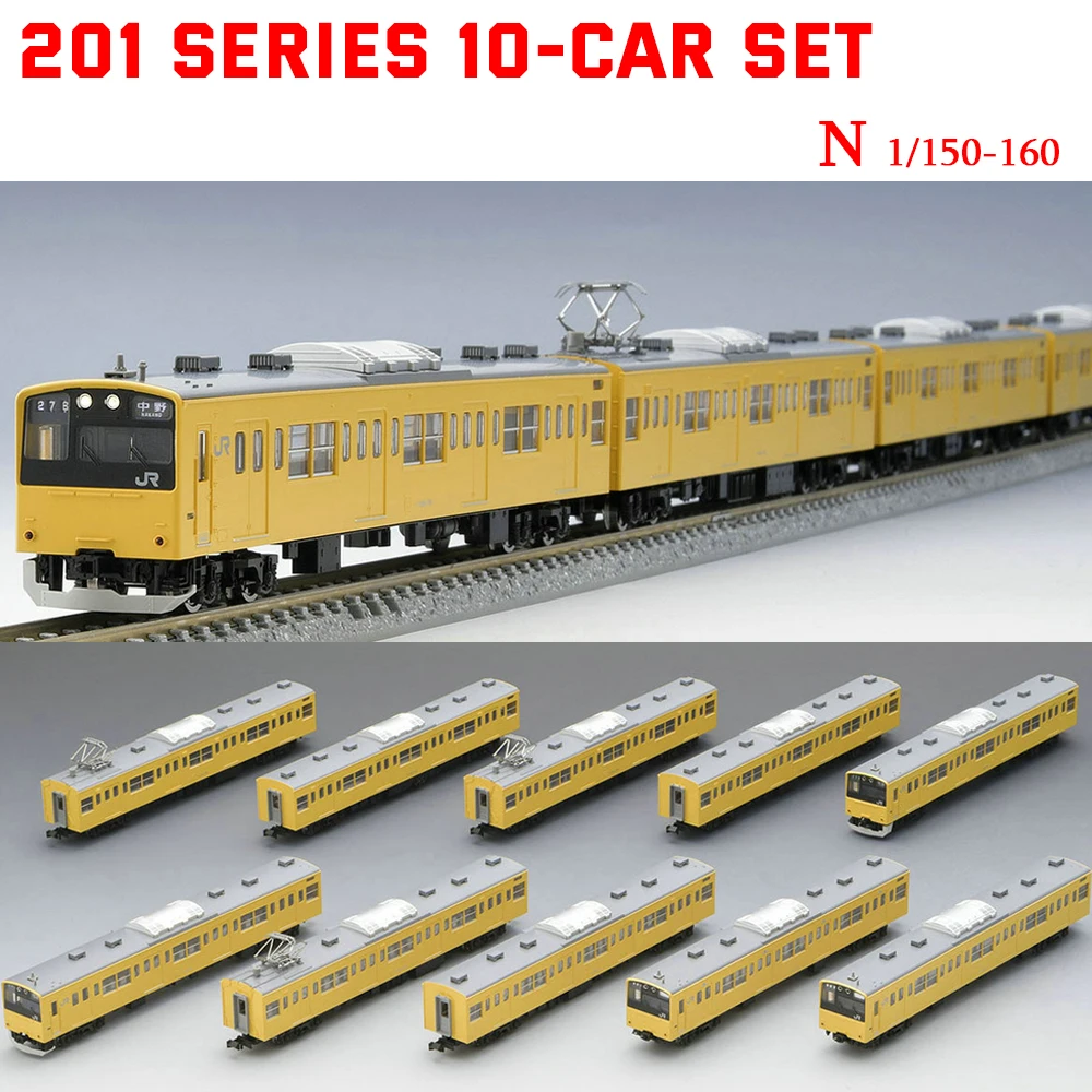 

TOMIX N Scale 1/150-160 Train Model 98882 201 Series 10-car Set Train Toy Gift for Adults