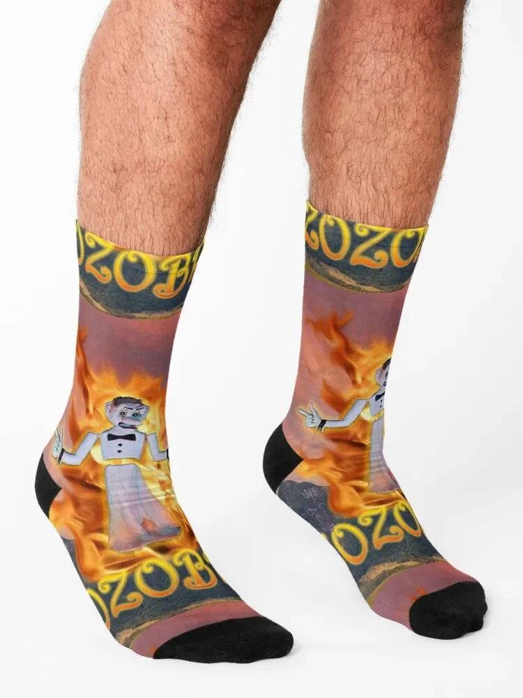 Zozobra، Old Man Gloom، Santa Fe New Mexico Socks للجري برباط لامع للأطفال والرجال جوارب نسائية #3