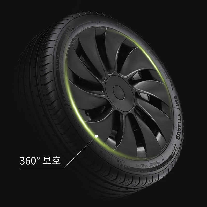 4PCS for Tesla Model Y 2025-2026 Juniper 19 Inch Smooth Style Hubcap Hub Cap Full Rim Cover Replacement Wheel Cap Accessories 썸네일 5