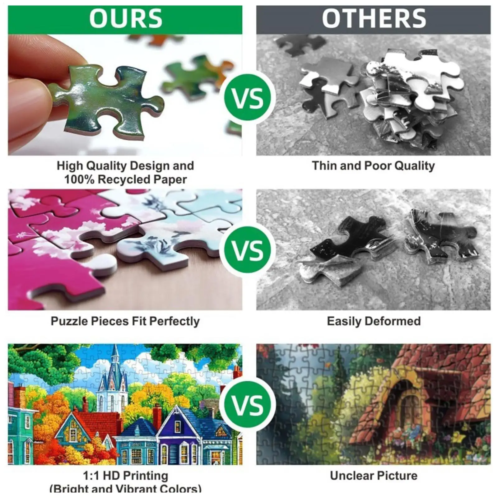 ثلج بازل قطع 1000 قطعة لعبة الأسرة عيد الميلاد ثلج بازل قطع للنساء الرجال الأصدقاء عيد ميلاد السنة الجديدة المنزل #4