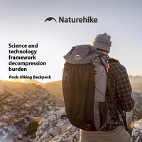 Naturehike Outdoor Mountain Backpack 60+5L Waterproof High Capacity Sports Climbing Ultralight Hiking Travel Bag With Rain Cover