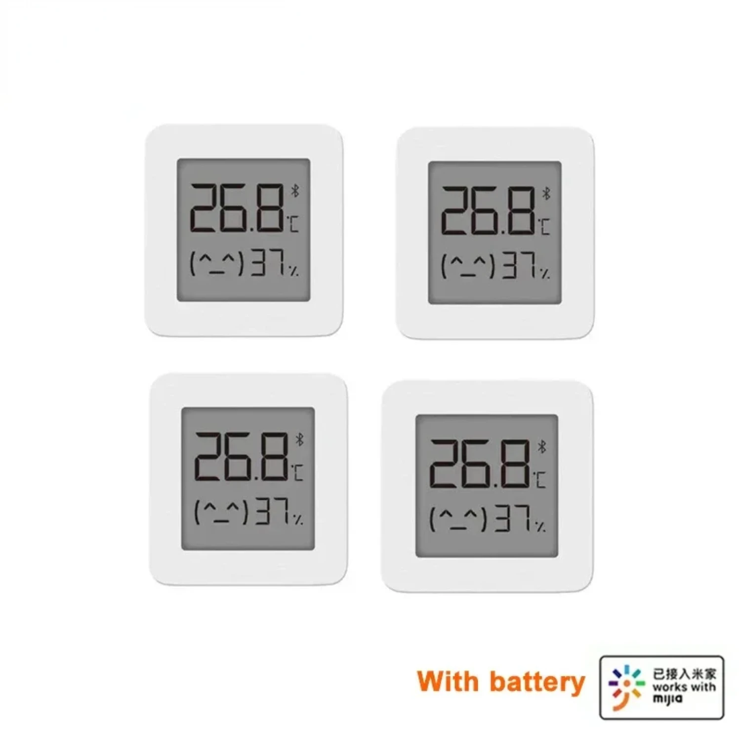 Thermometer 2 Bluetooth Temperature Humidity Sensor Moisture Meter Smart LCD  Digital  App