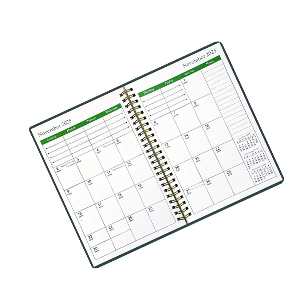 

Monthly Planner Notebook 2025 2027 Calendar Organizer Longterm Planning Monthly Pages Professional Tracking Binding