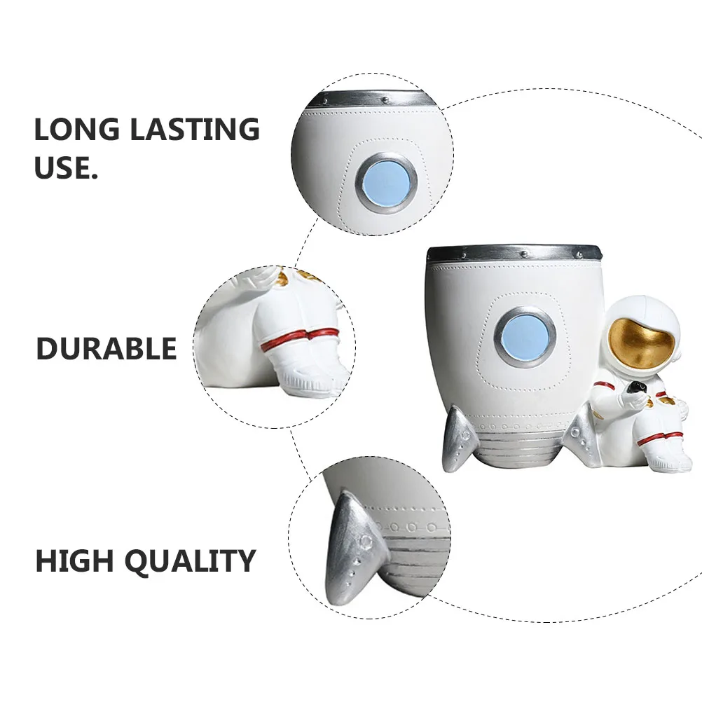 

1Pcs Astronaut Pen Holder Desktop Stationery Organizer Pencil Pot Makeup Tools Storage Container Pen Holder