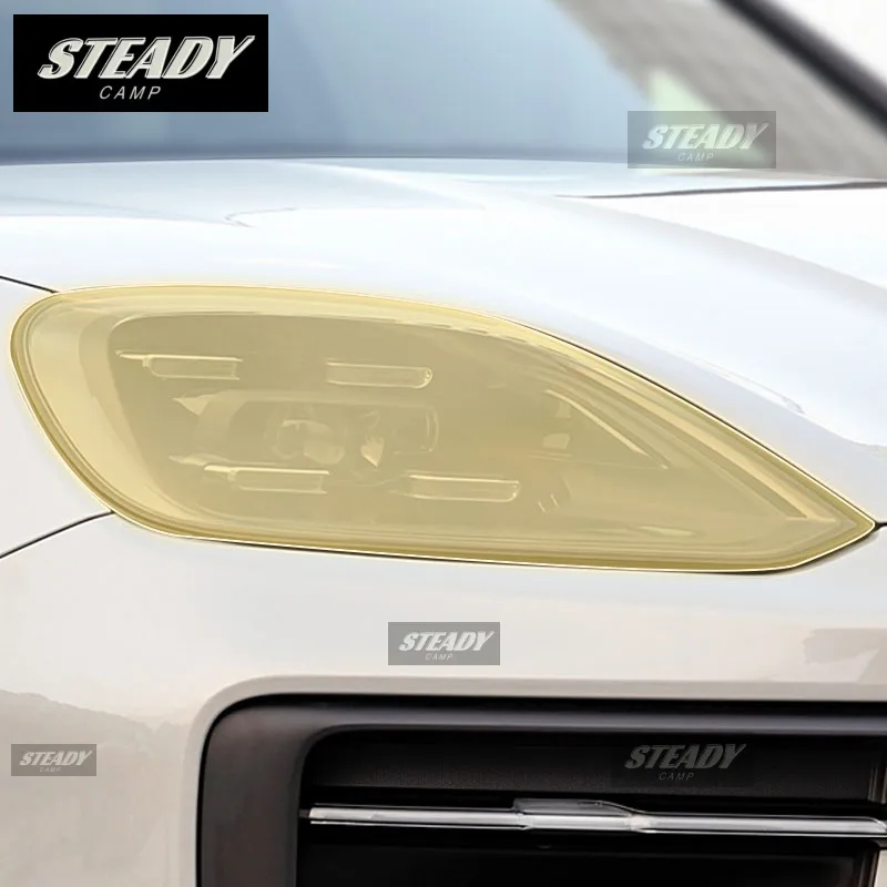 

Pre cutting Car Exterior Headlights PPF transparent protective film TPU scratch resistant For Porsche Cayenne 2024-2025