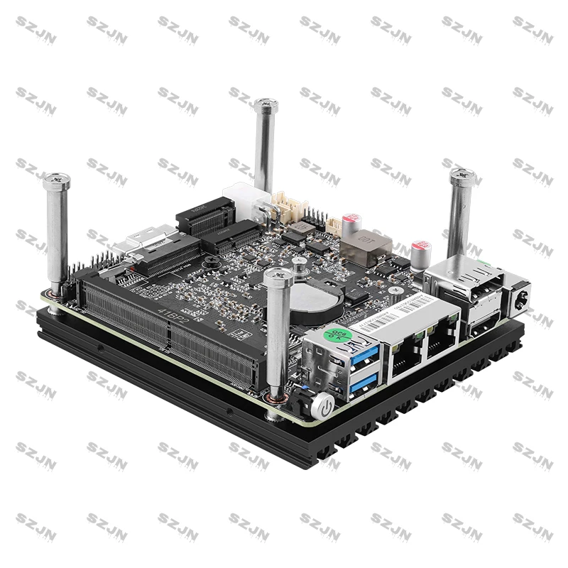 CW-P6 N150 Mini PC DDR5 MAX 48 4x M.2 NVMe Dual Intel i226-V 2.5GbE Dual HDMI 4K Home NAS Server Computer DIY