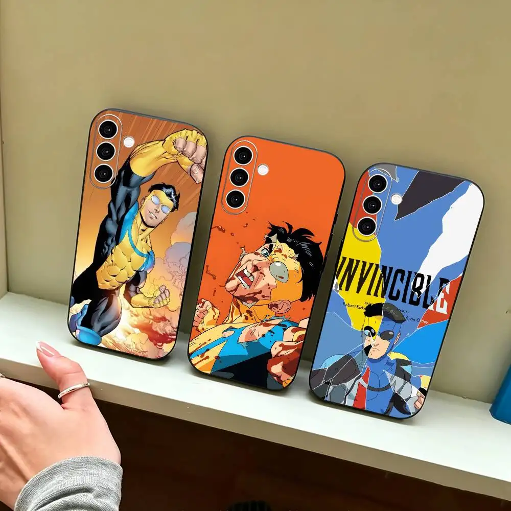 Anime TV I-Invincible  Phone Case For Samsung Galaxy A73,A72,A71,A70,A53,A52,A51,Soft Silicone Black Cover