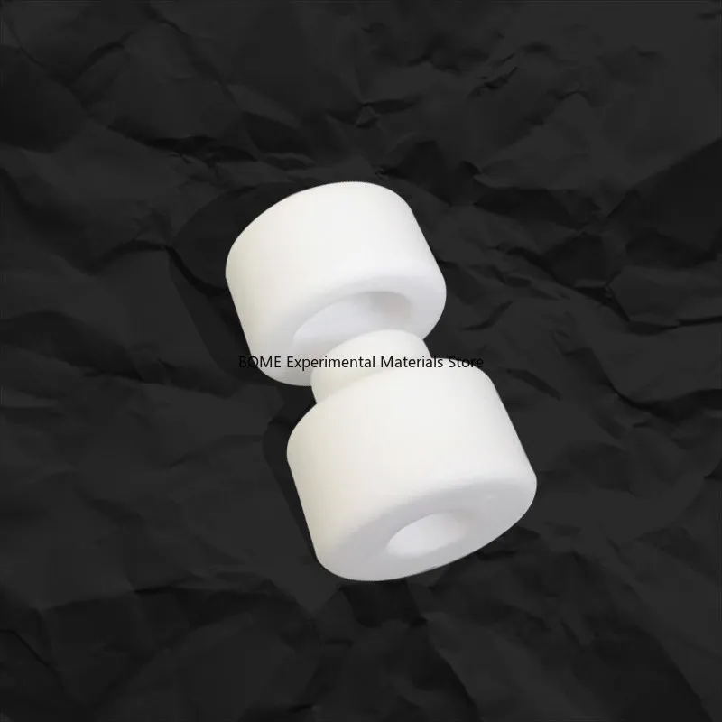 10Pcs Alumina Ceramic Convex Concave Beads, High Temp T-Type Insulator Spacer Washers