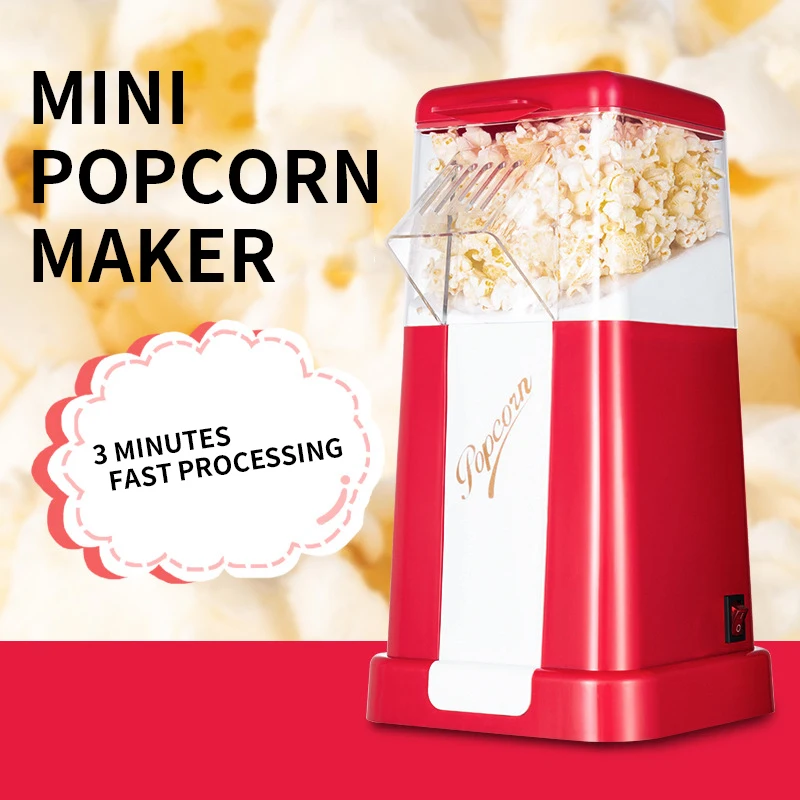 PM-1201 Household Popcorn Machine Mini Household Corn Cob Popcorn Extruder Small Electric Popcorn Machine 220V