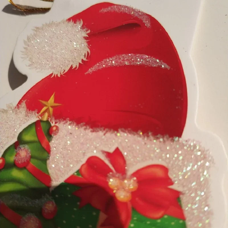 40 قطعة بطاقة معايدة HappyNewYear نصف أضعاف بطاقة بريدية التمنيات العلامات تسمية أجراس عيد ميلاد سعيد شجرة ثلج سانتا هدايا حفلة عيد الميلاد #1