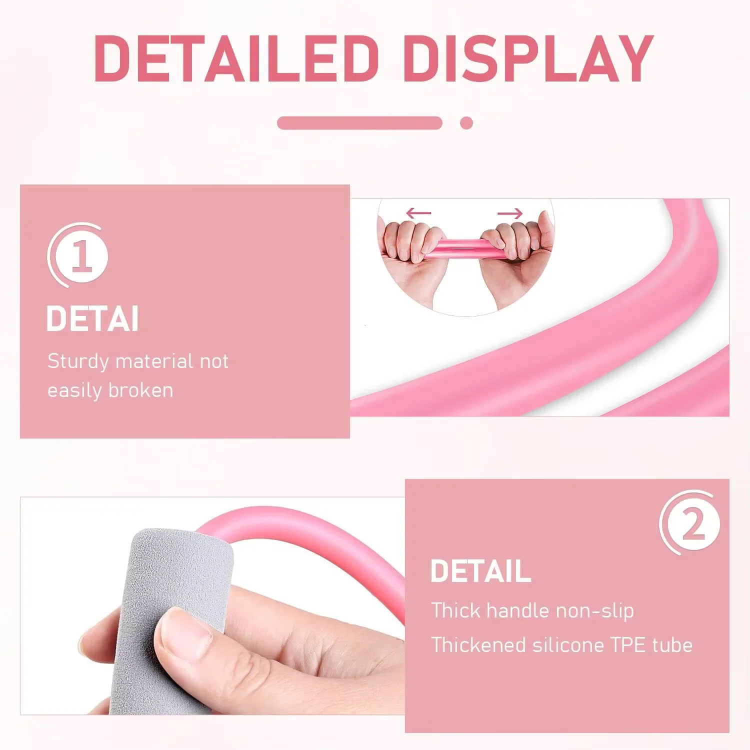 1Pcs Home Gym Elastic Band Portable Fitness Equipment 8 Shape Tension Rope Yoga Resistance Band Shoulder Opening Chest Expander view 5