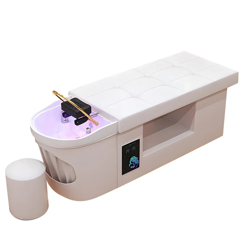 

Thai shampoo bed hair salon special massage massage head treatment bed water circulation fumigation with lamp