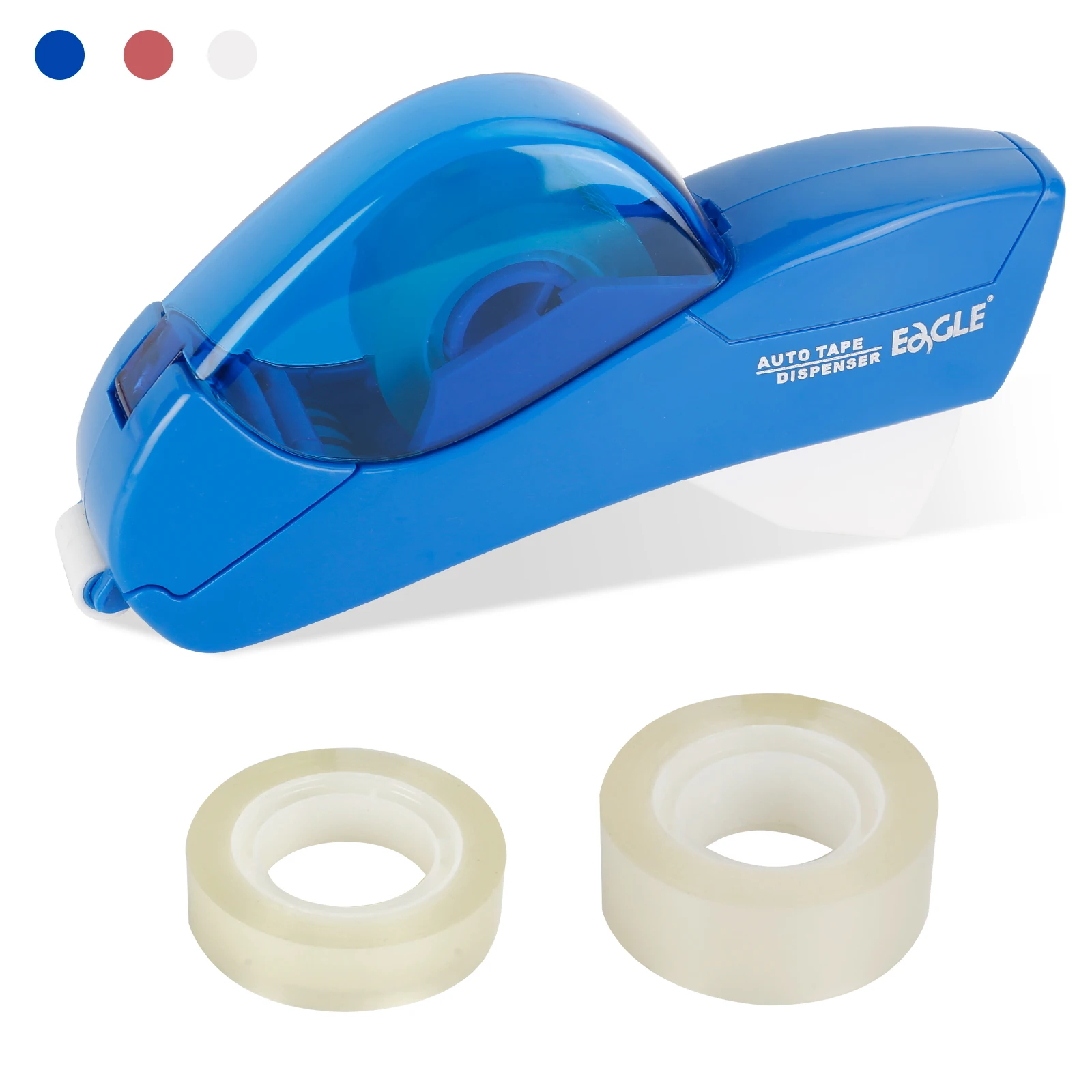 Auto-Klebebandabroller-Schneider mit Abschlepprollenband, tragbarer Schreibwaren-Handbandhalter zum Verpacken von Büro- und Heim- und Schulbedarf