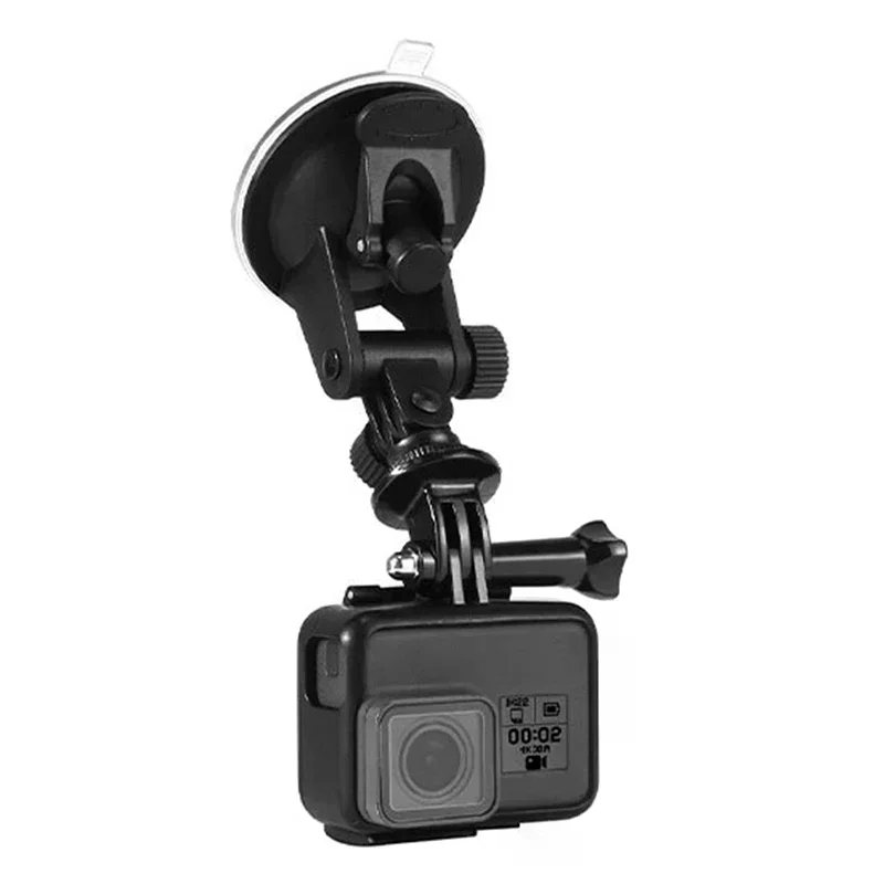 Action Camera Mini Suction Cup Holder Car Windshield Camera Holder Adapter 360 Degree Rotation Accessories