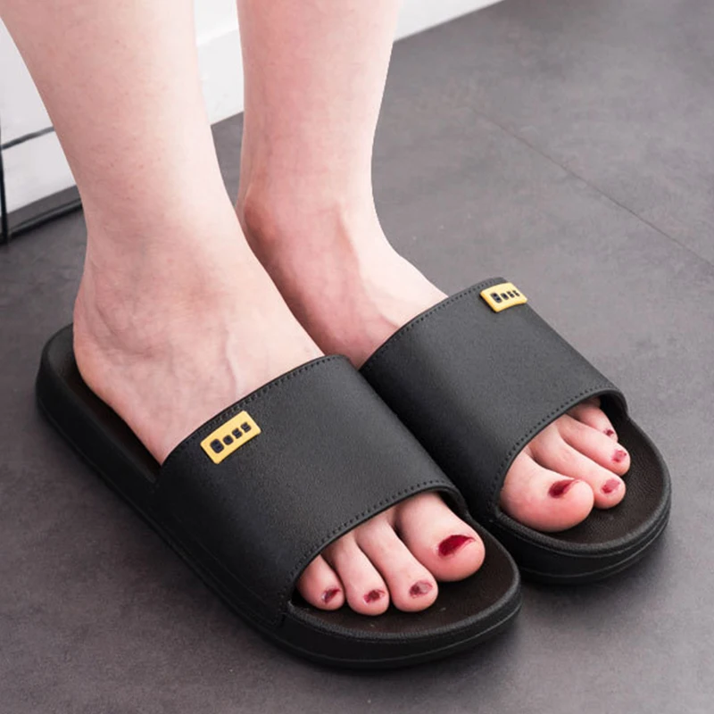 

Kidmi Summer Women's Sandals Home Sandals For Couples Classic Women's Shoes Non-slip And Waterproof Bathroom Slippers For Women