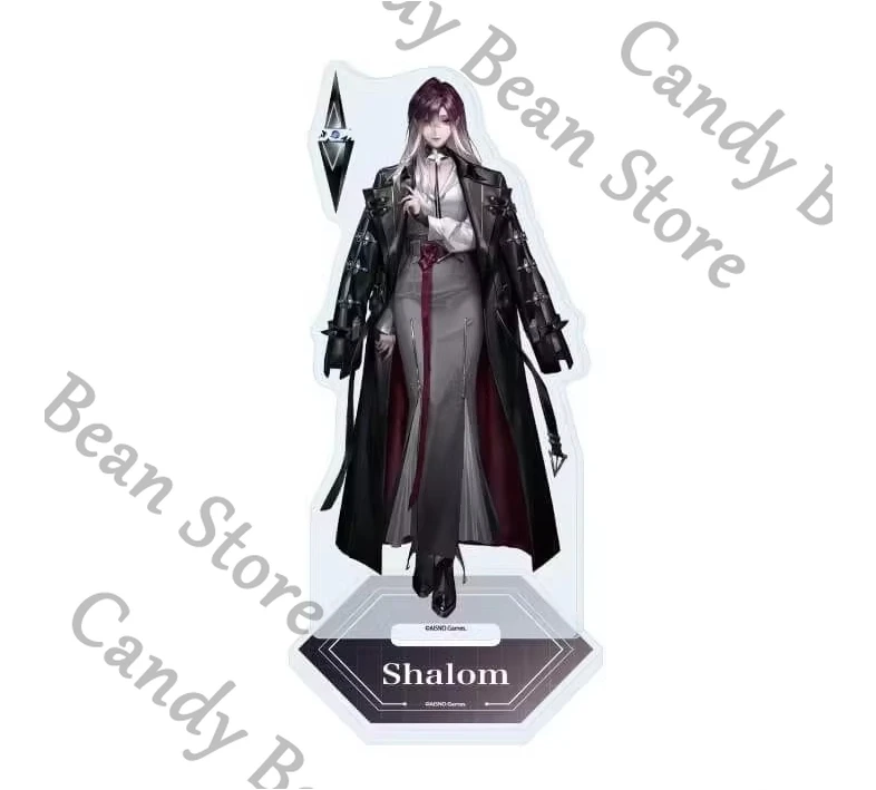 

Genuine Anime Path To Nowhere Shalom Cosplay Acrylic Figure Stand Cartoon Standing Sign Desktop Ornament Gift