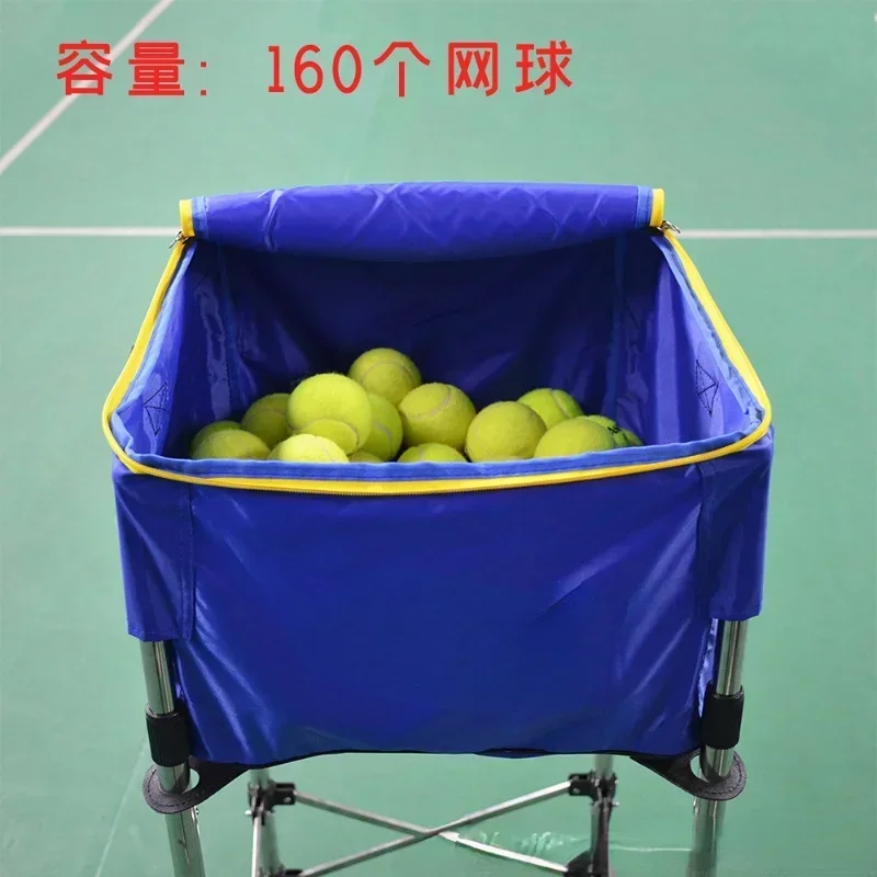 Tennis Training Device Receiving Cart Box Basket Set 160pcs Softball Baseball Moving Multi-ball Storage Basin Retriever