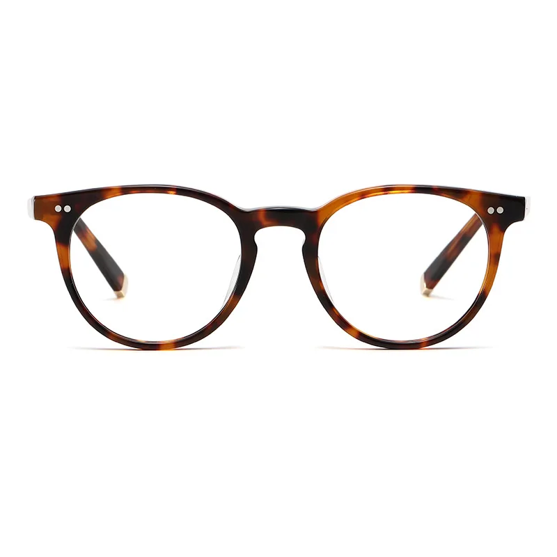 KUXA نظارات ريترو السلحفاة خلات الرجال النساء تصميم جديد نظارات وصفة طبية لين اللونية قصر النظر البصرية مد البصر نظارات