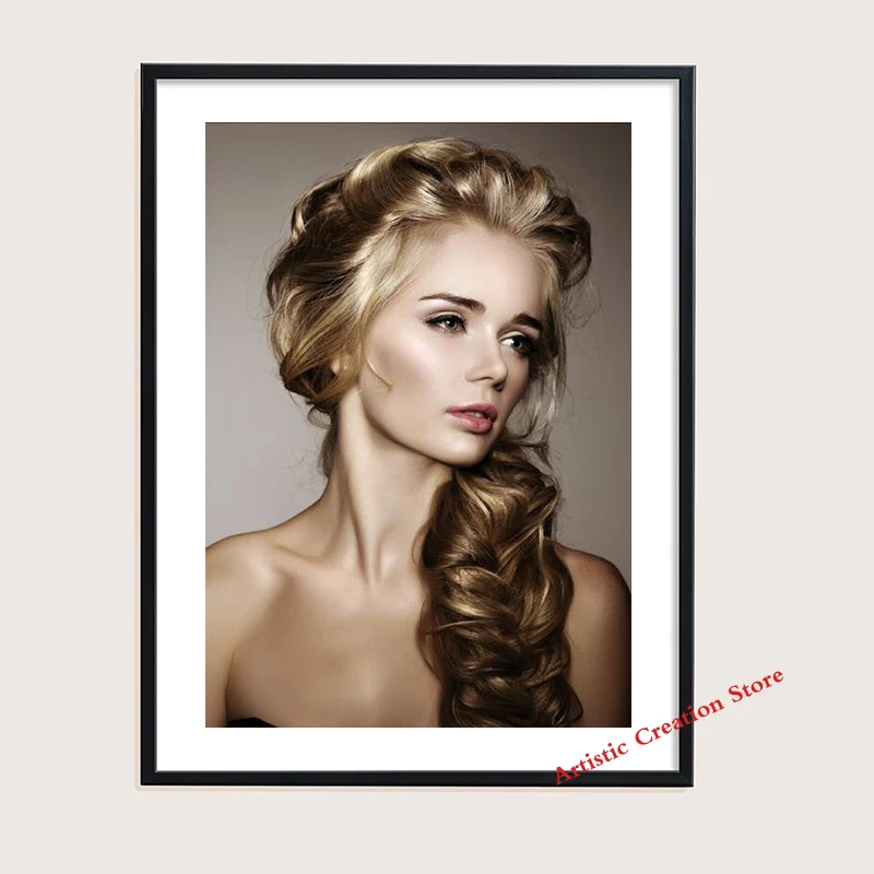 SPA Hairdresser Barber Hair Salon Hairstyle Posters Pictures Canvas Print Art Paintings for Living Room Barber Shop Home Decor