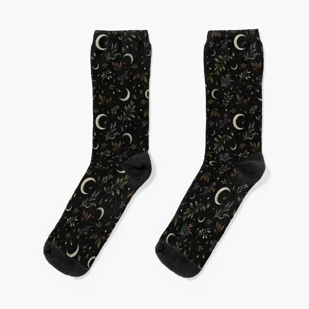 

Crescent Moon Garden Socks shoes luxury short men cotton high quality Male Socks Women's