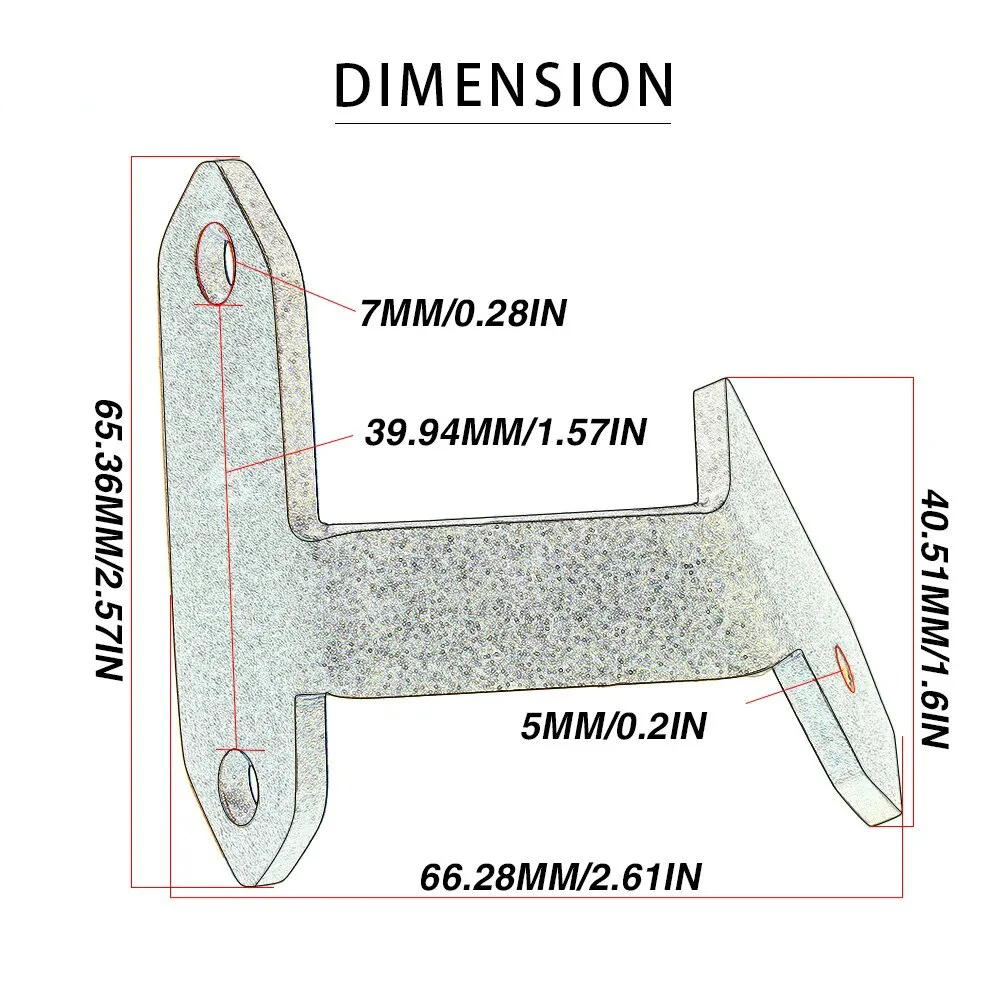 Ninja 400 NINJA400 Steel Left DVR Bracket Riding Navigation Automobile Data Recorder Bracket for KAWASAKI NINJA 400 2018 2019