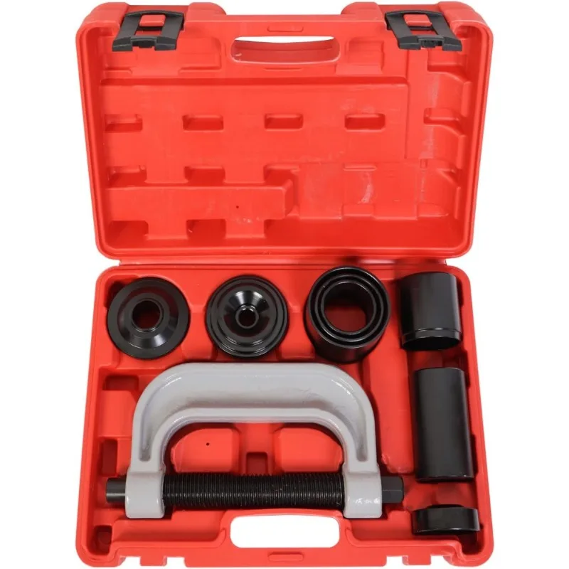 

Набор инструментов для прессования шаровых шарниров U-образный набор для удаления шарнира, 10 шт. с футляром для хранения автомобилей с 2WD 4WD, легкими грузовиками