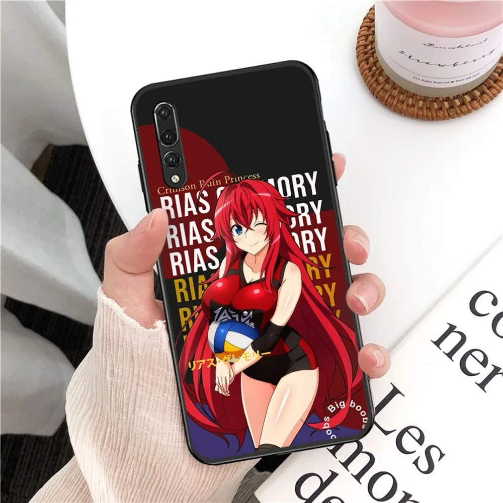 Rias Gremory Phone Case For Huawei P 8 9 10 20 30 40 50 Pro Lite Psmart Honor 10 lite 70 Mate 20lite