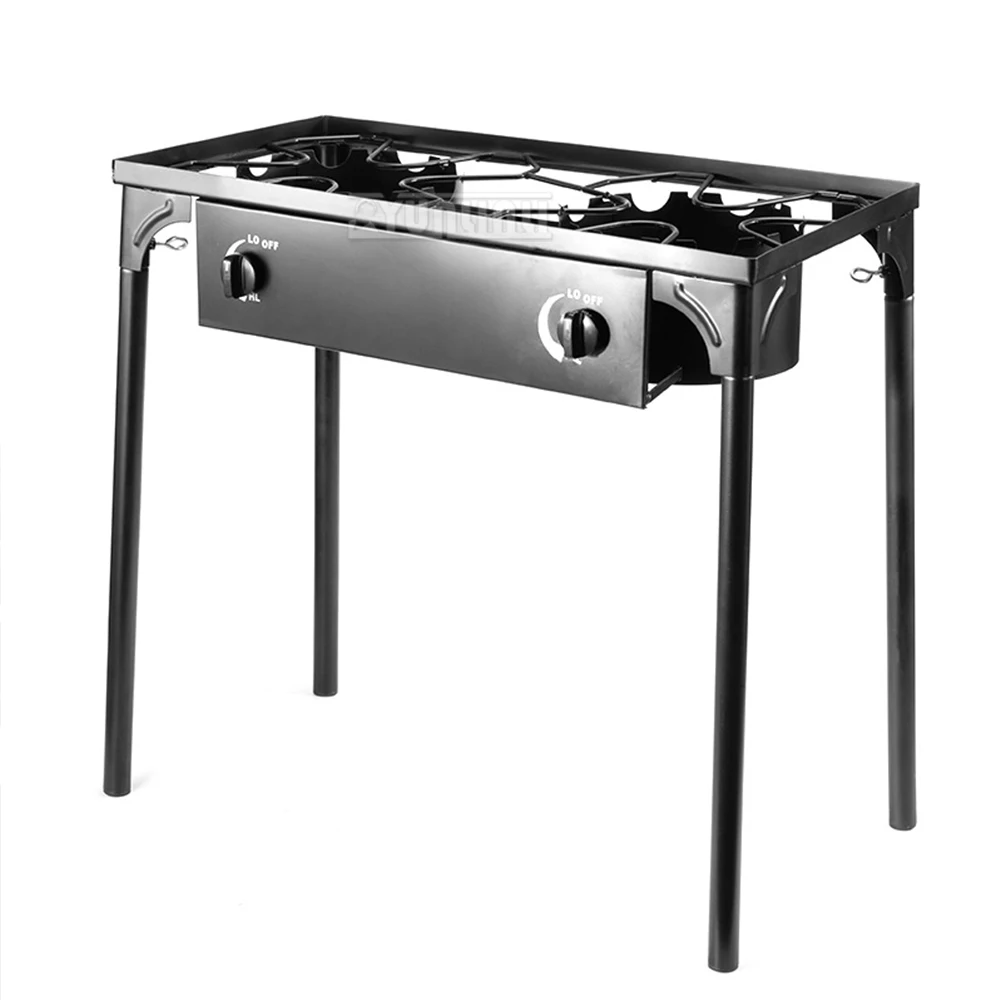 YUNLINLI アップグレードストーブ鋳鉄省エネスタンドクッカー Estufa De Gas Portatill