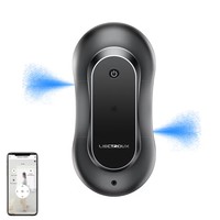 LIECTROUX YW810 Double Water tank for Auto  Spraying  Water Window Cleaner Robot for Window Cleaning App and Remote Control