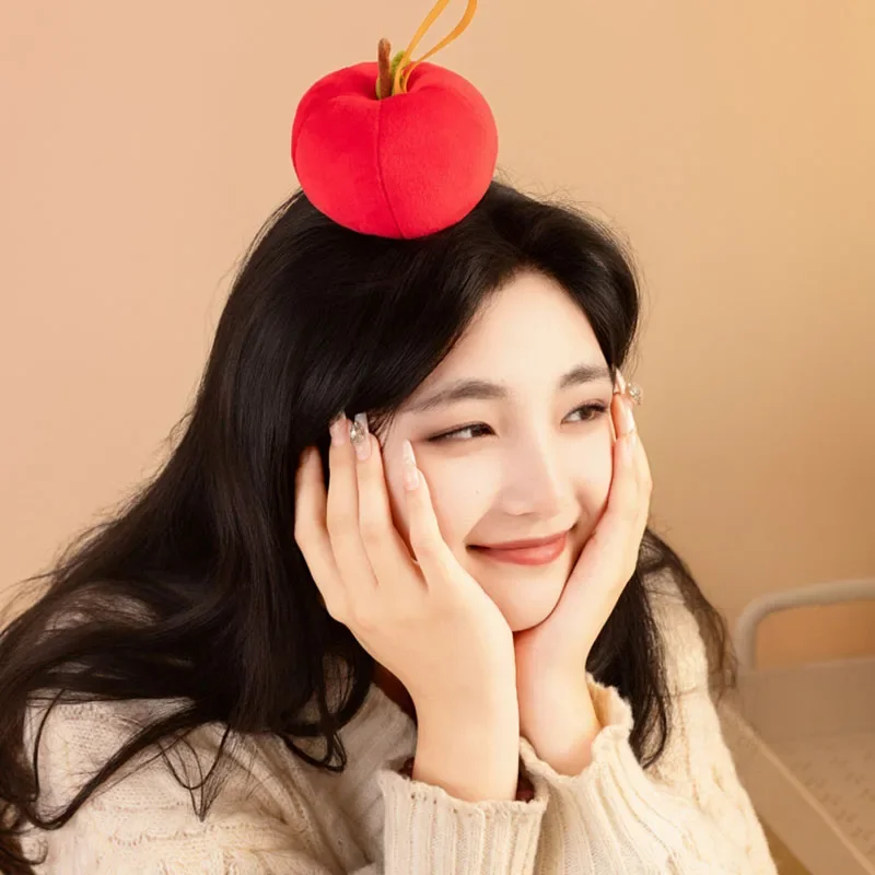 1 Stück 7 cm Plüsch-Apfel mit Schlaufe, kleines Obstkissen, 8 Farben, gefüllter Anhänger, Modeaccessoire, Geburtstagsgeschenk