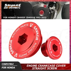 For Honda CB400 CB400SF CB400SB 2023 Engine Crankcase Cover Straight Screw CB400 Super Four 1992 Motorcycle Accessories Cap Plug