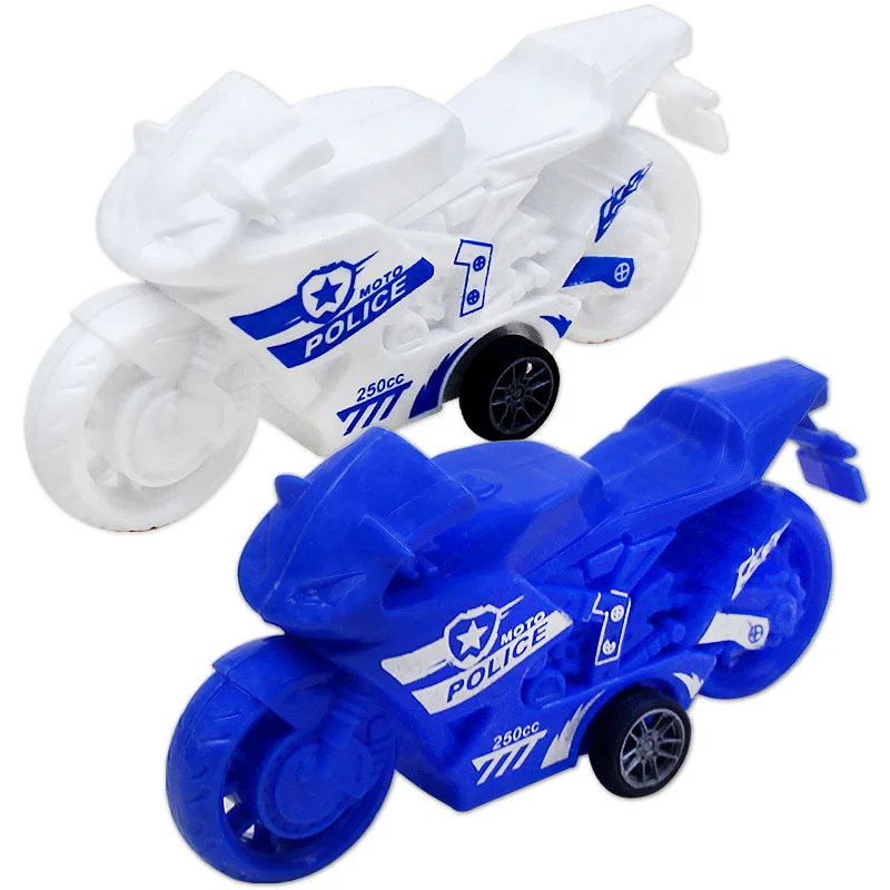 

Pull Back Vehicle Toys Motorcycle Model Baby Police Car Toy Set Small Toys Racing Car Toys Gift for Students and Children