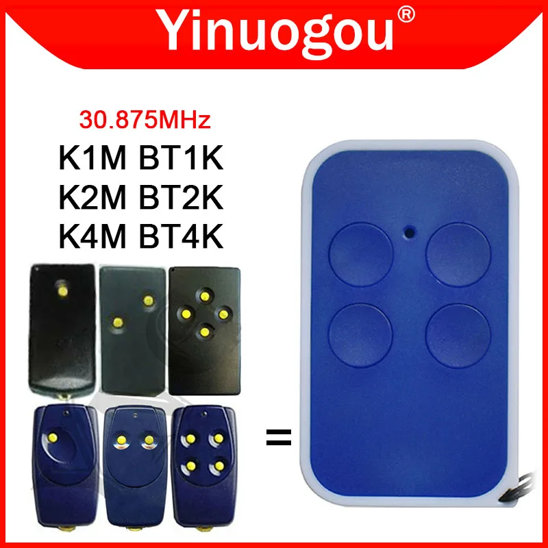 Per BT1K BT2K BT4K K1M K2M K4M duplicatore di telecomando per porta del Garage 30.875MHz comando apricancello elettrico a codice fisso