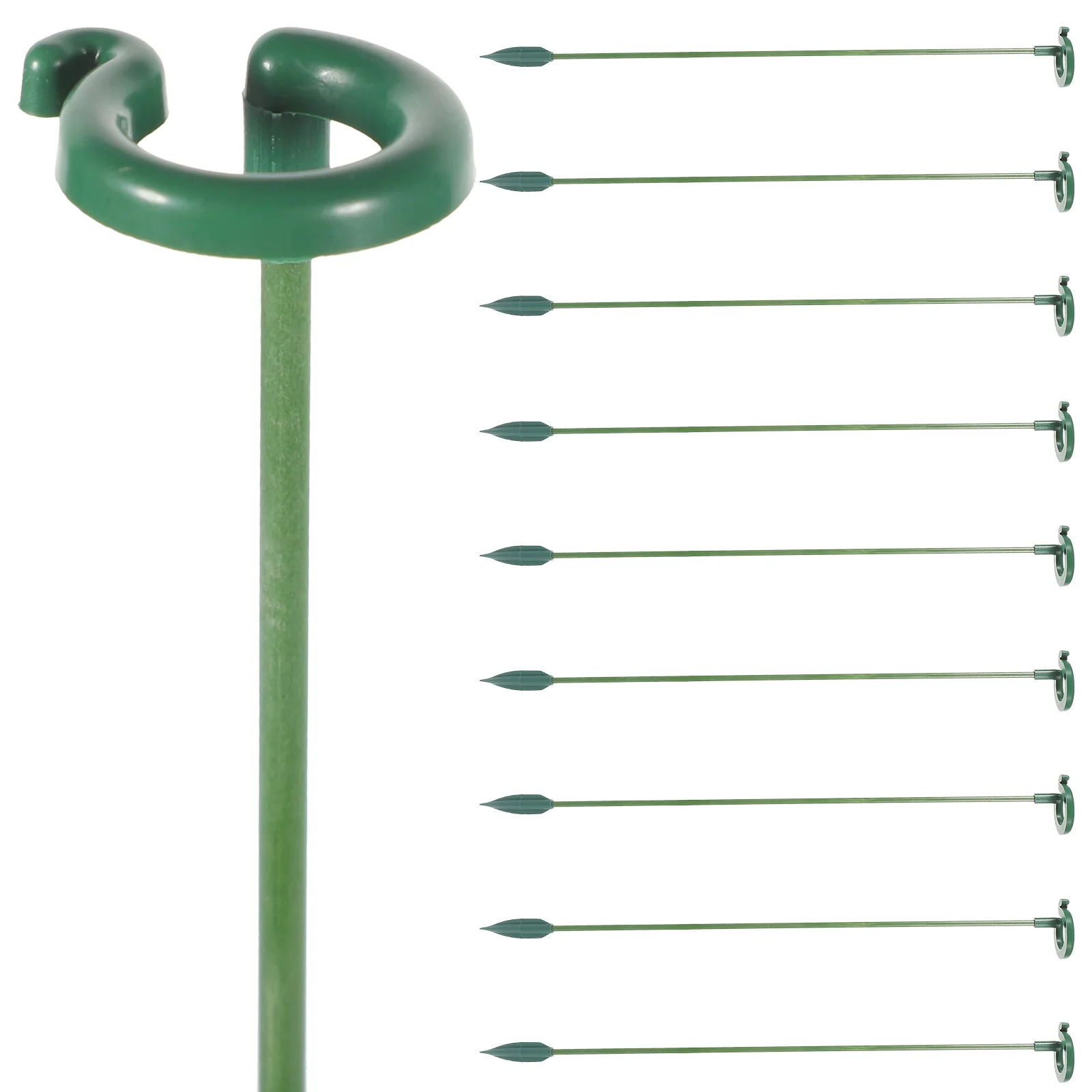 Flower Pot Stand Orchid Ring Holders Garden Support Stakes Gardening Plants Pole Rack Potted Small Floral