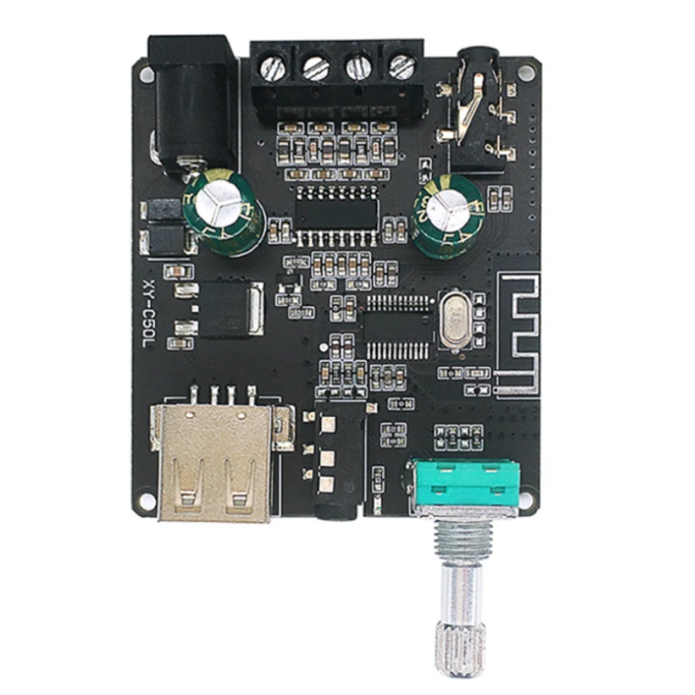 

Suitable 2X50W Bluetooth 5.0 Power Amplifier Class D Audio 10W-200W Hifi Stereo Wireless Music Player USB Sound Card Digital AMP