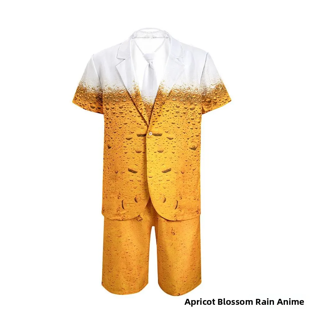 Fsia Retrô dos Anos 70, Saia Longa Fena, Terno Masculino, Fsia de loween, Roupa para Apresentação de Palco, Tr...