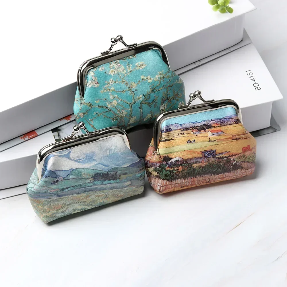 

MMB01 Women Girl's Fashion Vintage Change Bag PU Coin Purses Small Wallet Clutch Mini Handbag