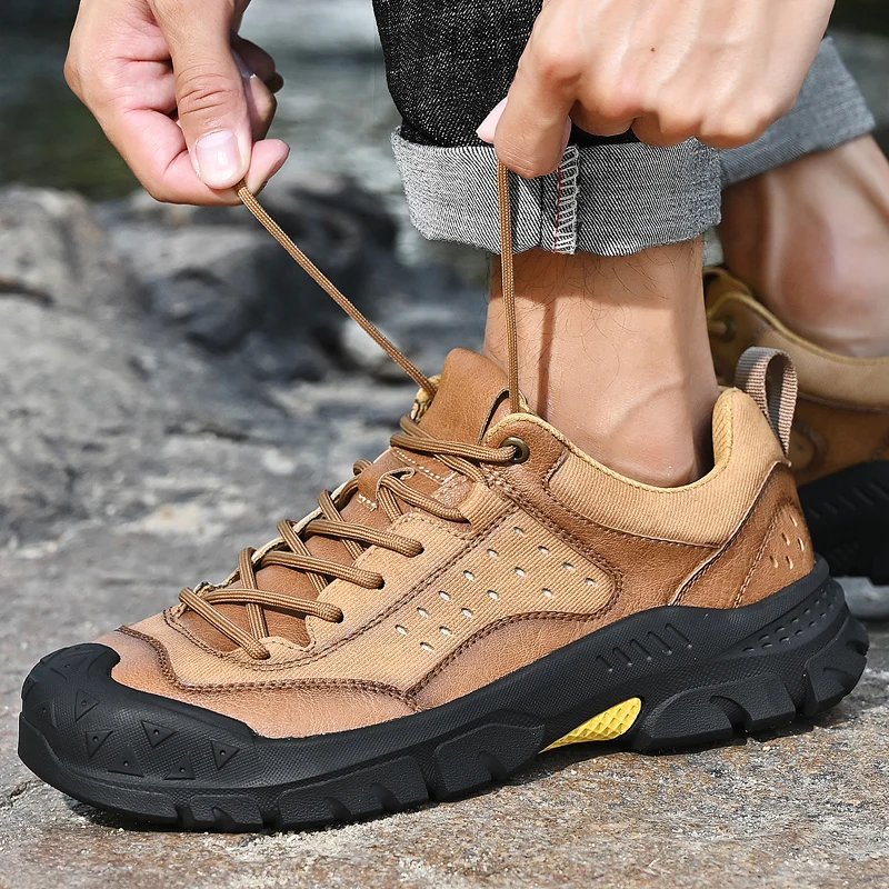 

High Quality Men's Seasonal New Fashionable Outdoor Comfortable Casual Shoe Brand Men Autumn Anti Slip Climbing and Wading Shoes