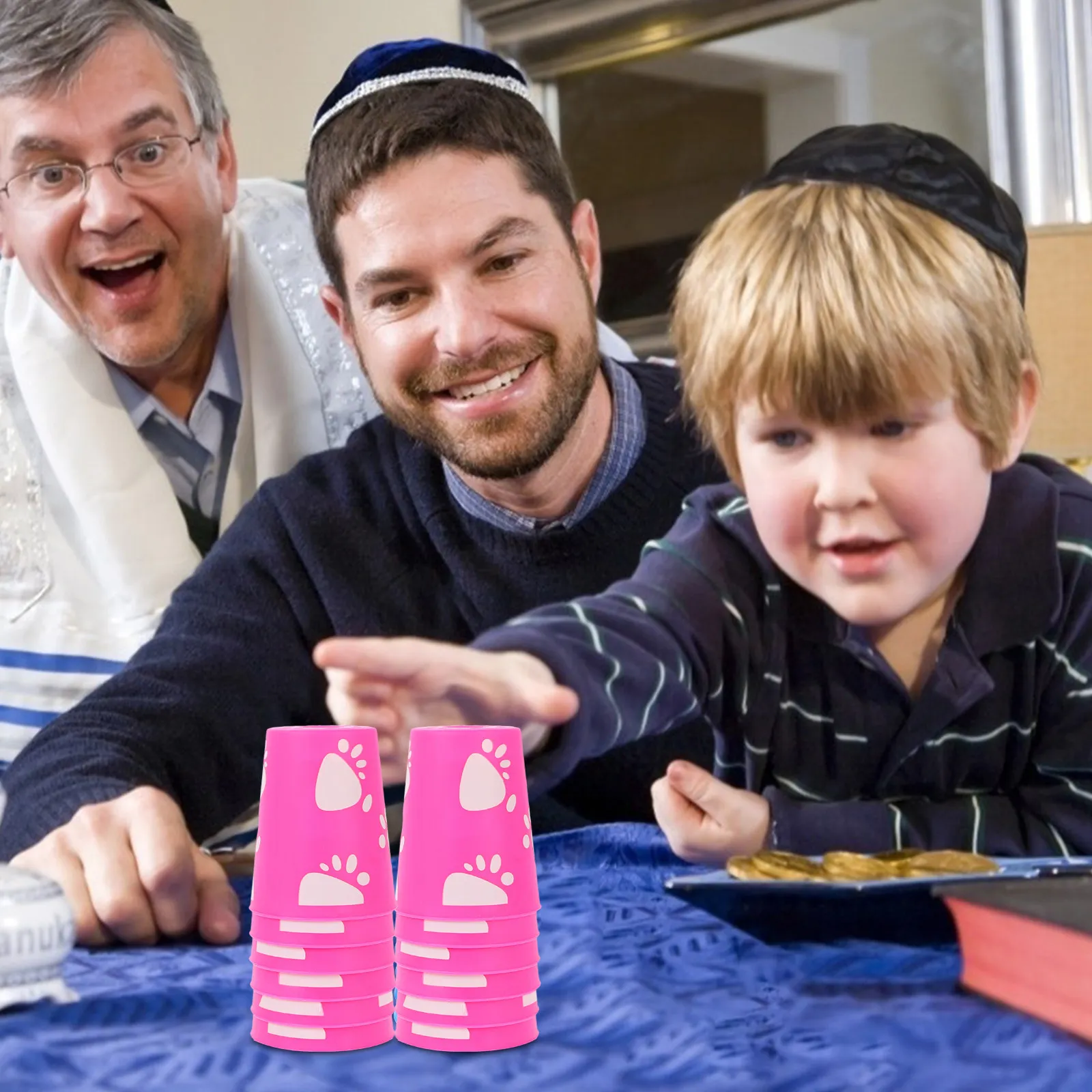 12Pcs Speed Stacking Cups Stackable Cup Set for Training Competition Quick Game Set Stackable Cups Cup