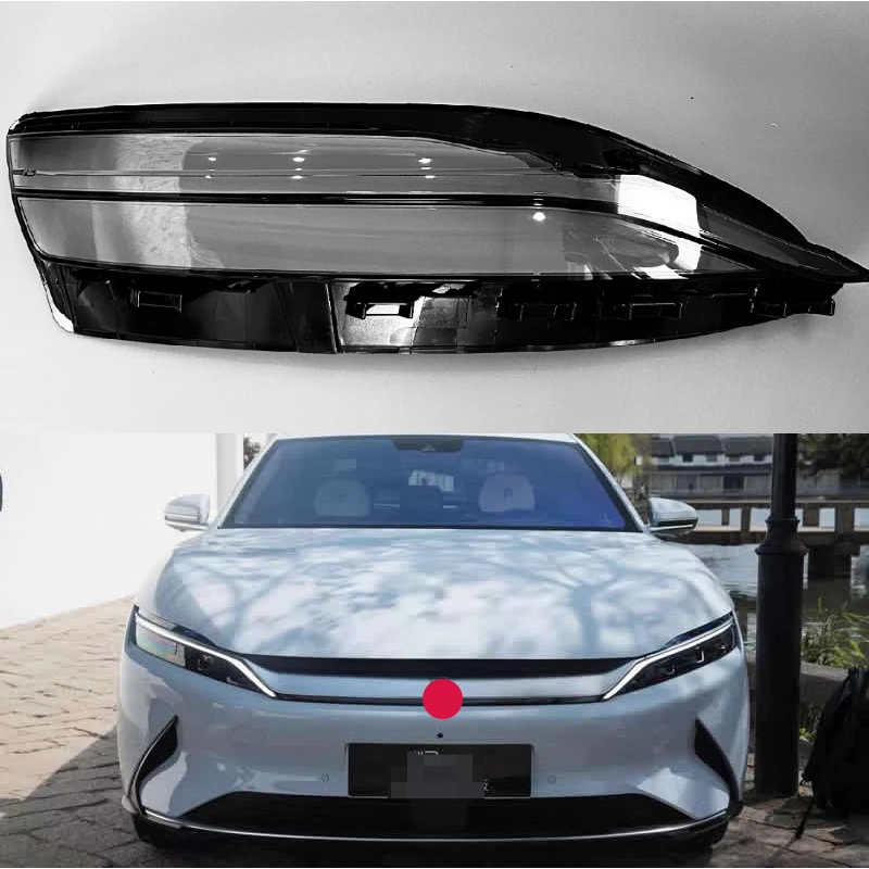 

For 2020 2021 BYD Han EV large lampshade headlamp transparent lampshade headlamp shell