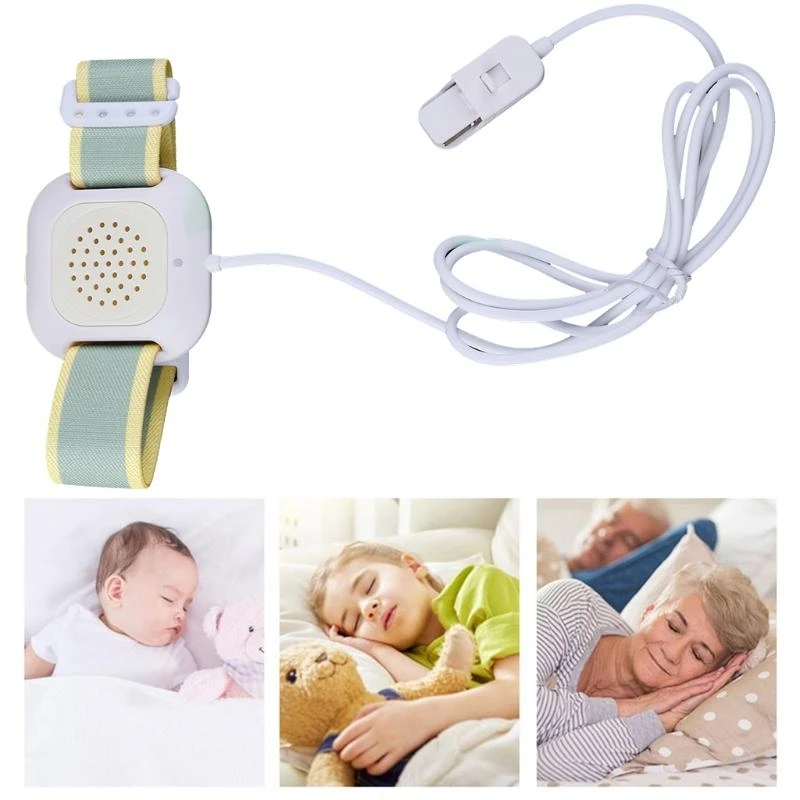 

J15U Infant Toddler Arm Wear Bed Wetting Alarm Kids Elderly Adult Bedwetting Enuresis Urine