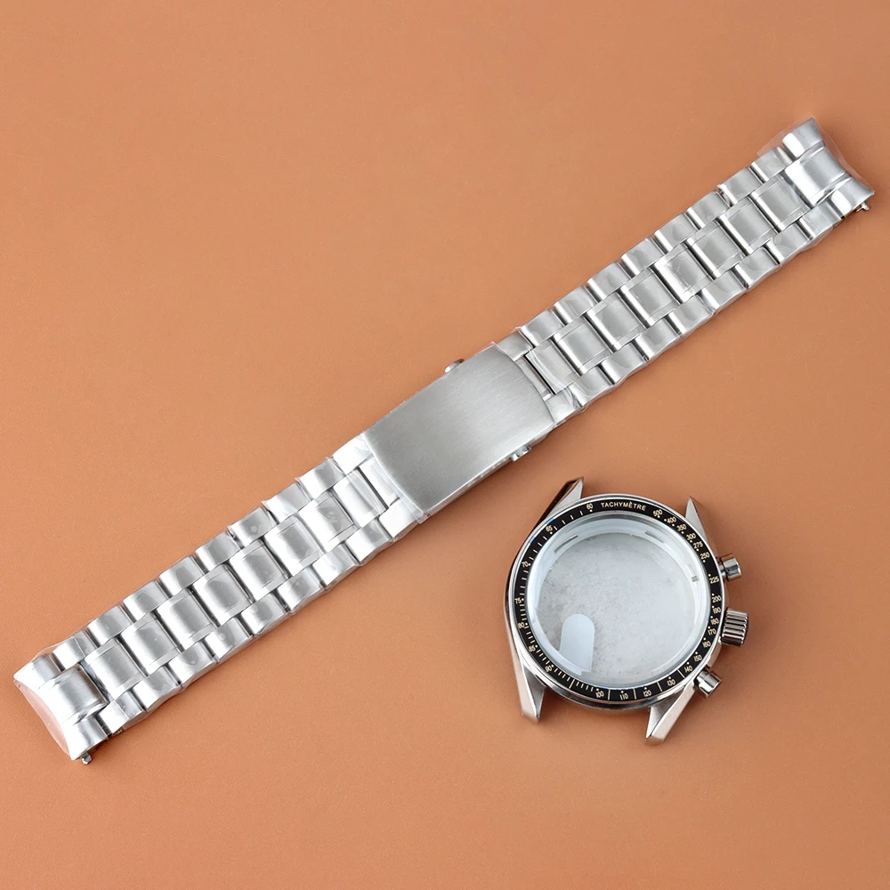 

Silver 40mm VK63 Watch Case 316L Stainless Steel Fit VK63 VK64 Quartz Automatic Movement 32.5mm Dial Watch Accessories