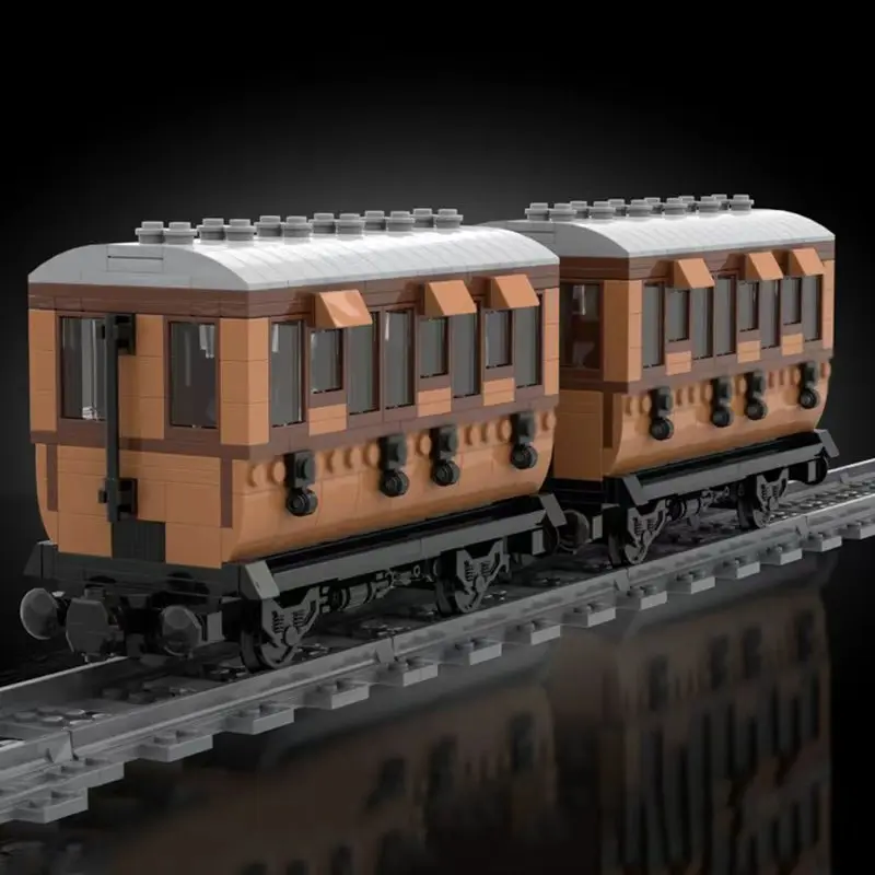 Moc قوالب بناء مدربي الركاب - سلسلة الخط المحلي التكنولوجيا وحدات كتل هدايا عيد الميلاد ألعاب DIY مجموعات التجميع #6