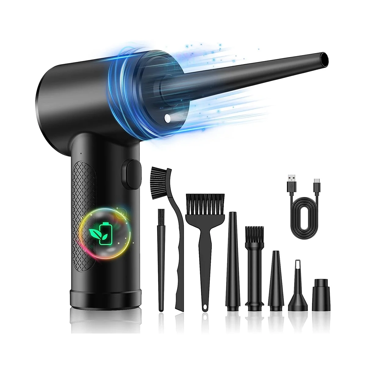 

Compressed Air Spray Dust Blower Electric Dust Blower Keyboard Cleaning Air Spray for Laptop,Sofa,Car,Office Equipment
