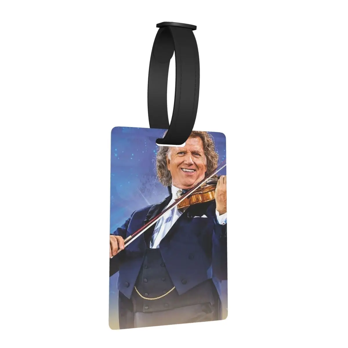 Andre Rieu - Etiquetas para equipaje, accesorios para maletas, etiqueta de identificación para equipaje de viaje, soporte para etiqueta de identificación, nombre, dirección