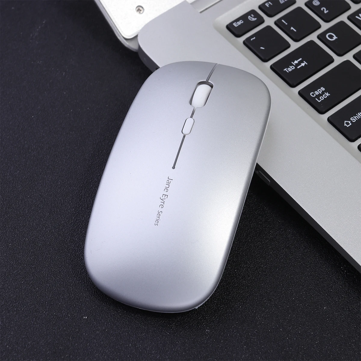 

2.4G Charging Wireless Mouse Silence Mouse Practical Ultra-thin Mouse for Computer (Silver, Charging Style)